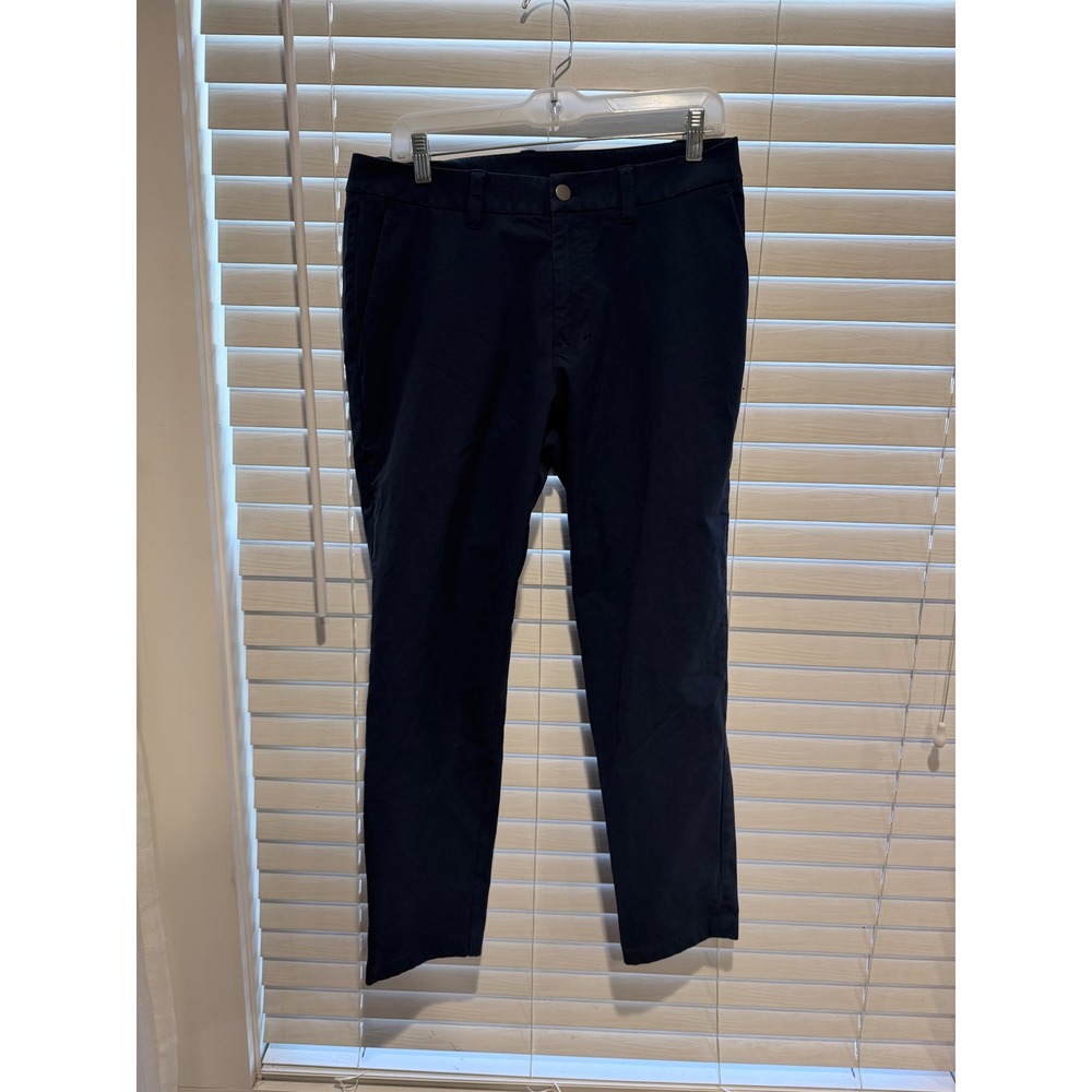 Lululemon ABC Slim‎ Fit Chino Pants Men Size 31 Navy Blue Casual Office